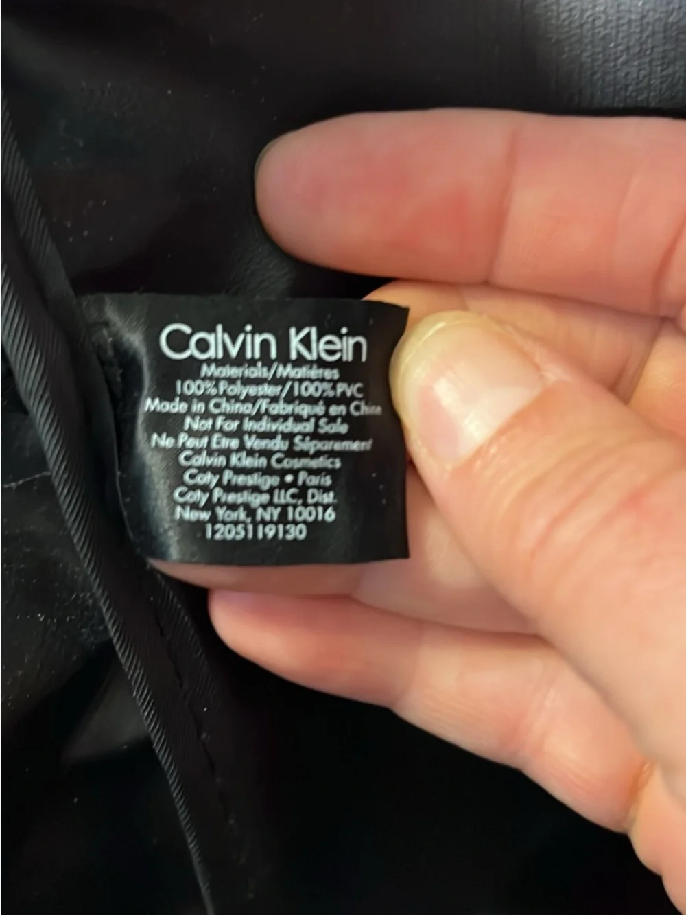 Calvin Klein Black Laptop Briefcase with Front Zip Pockets